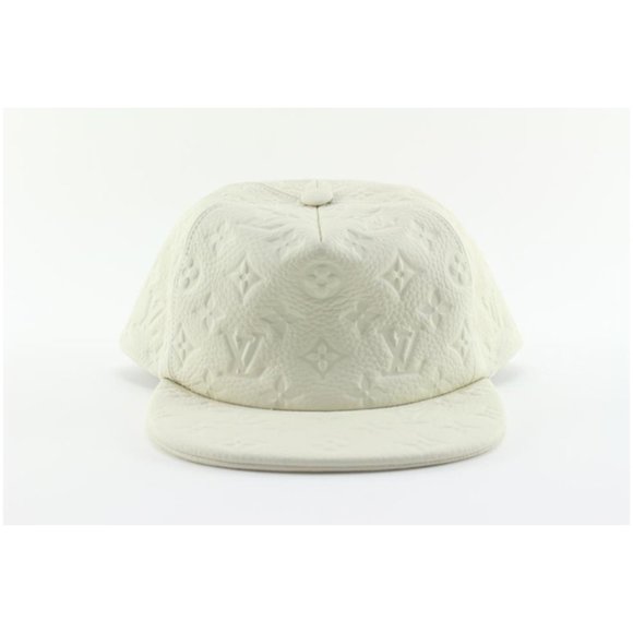 Louis Vuitton Virgil Monogram Taurillon Leather Casquette Baseball Cap 12LVJ1025 - Picture 1 of 12